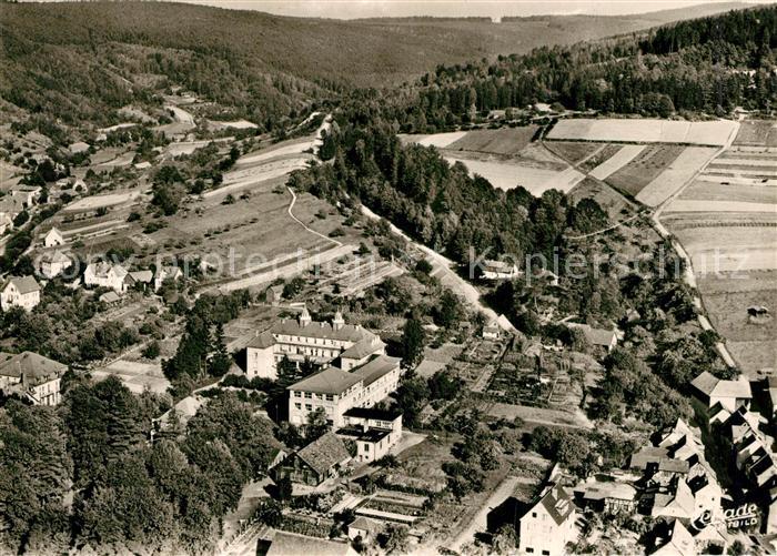 Bad Orb Kinderheilanstalt Spessart Sanatorium Fliegeraufnahme