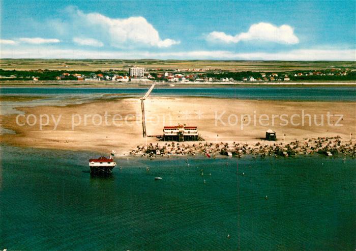 St Peter-Ording Fliegeraufnahme Strand