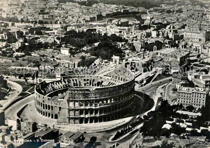 Roma Rom Il Colosseo Fliegeraufnahme