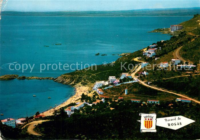 Rosas Costa Brava Cataluna Vista General de la Canvellas