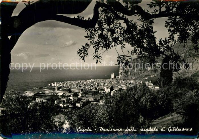 Cefalu Panorama dallo stradale di Gibilmanna