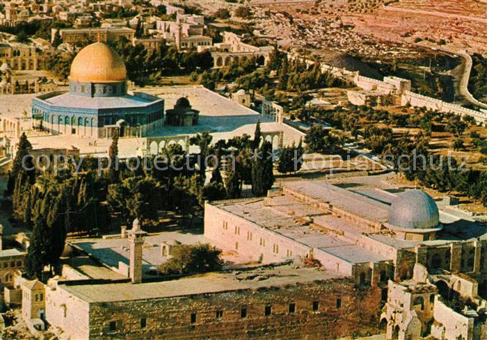 Jerusalem Yerushalayim Temple Area from the air