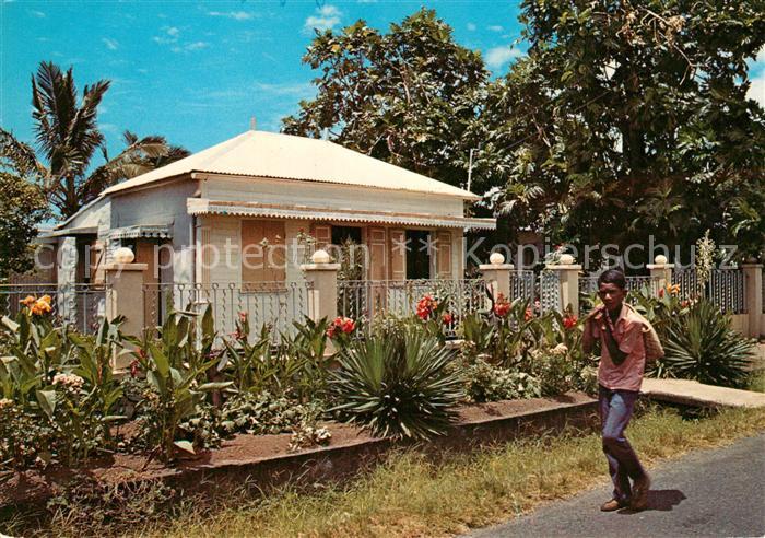 La Reunion Case Creole dans le Sud de l'Ile