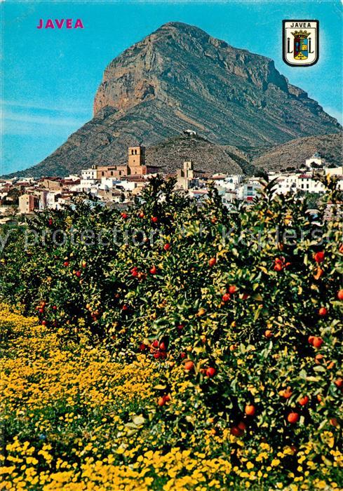 Javea Pueblo y naranjos