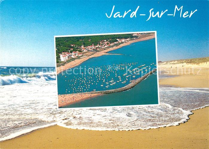 Jard-sur-Mer Cote de Lumiere Yachthafen Vue aerienne