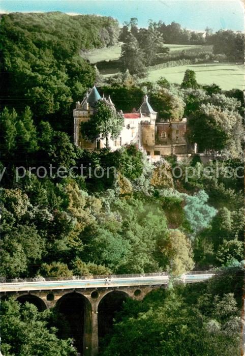 Chastellux-sur-Cure Le chateau et le pont