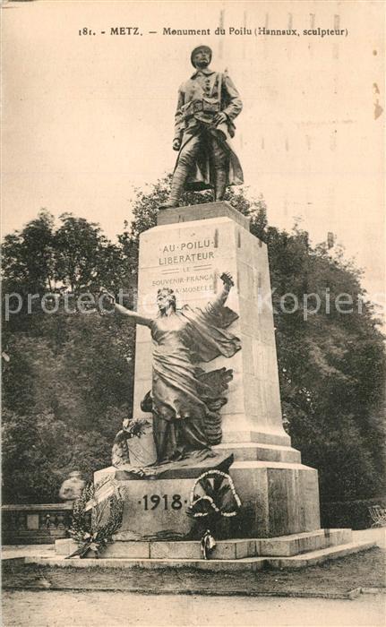 Metz  57 Moselle Monument du Poilu