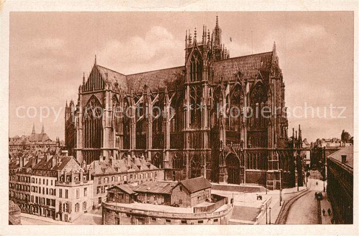Metz  57 Moselle La Cathedrale