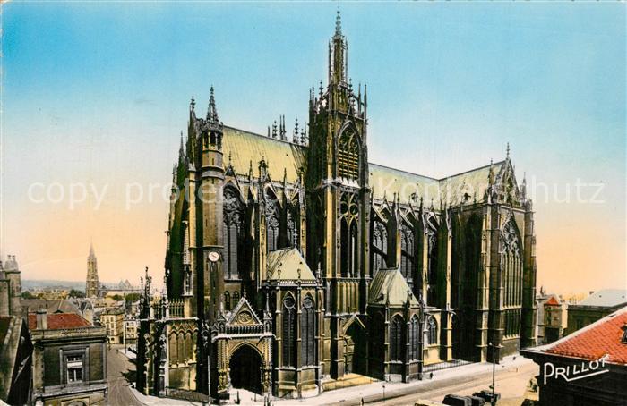 Metz  57 Moselle La Cathedrale