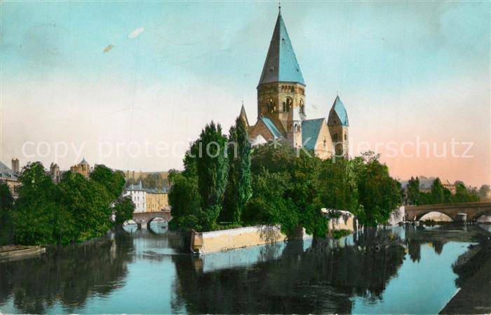 Metz  57 Moselle Temple Protestant Evangelische Kirche