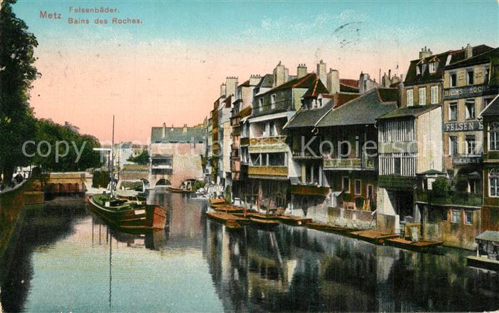 Metz  57 Moselle Bains des Roches Felsenbäder