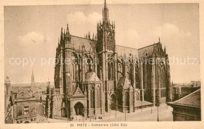 Metz  57 Moselle La Cathedrale Dom