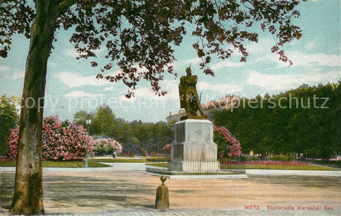 Metz  57 Moselle Esplanade Maréchal Ney Monument Denkmal
