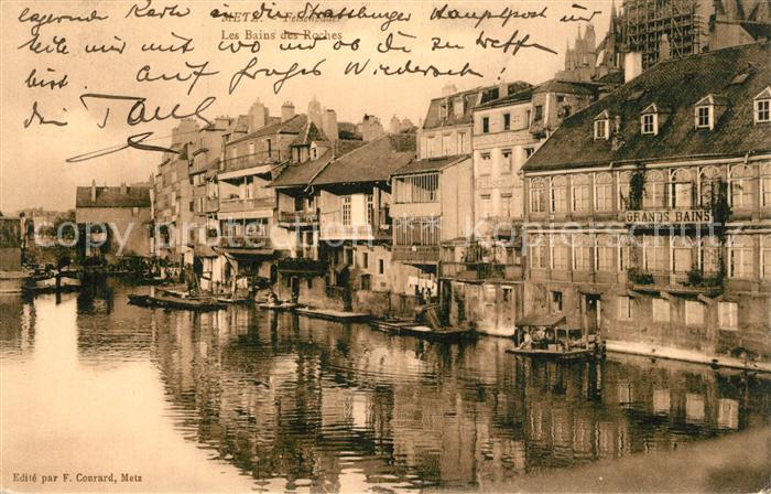 Metz 57 Moselle Bains des Roches Felsenbäder
