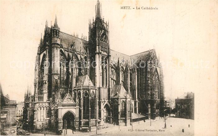 Metz 57 Moselle La Cathedrale Dom