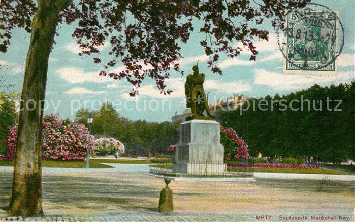 Metz 57 Moselle Esplanade Maréchal Ney Monument Denkmal