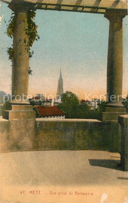 Metz 57 Moselle Vue prise du Belvedère