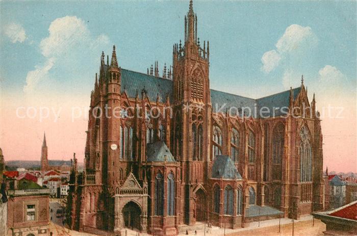 Metz 57 Moselle La Cathedrale Dom