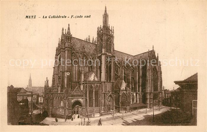 Metz 57 Moselle La Cathedrale Dom