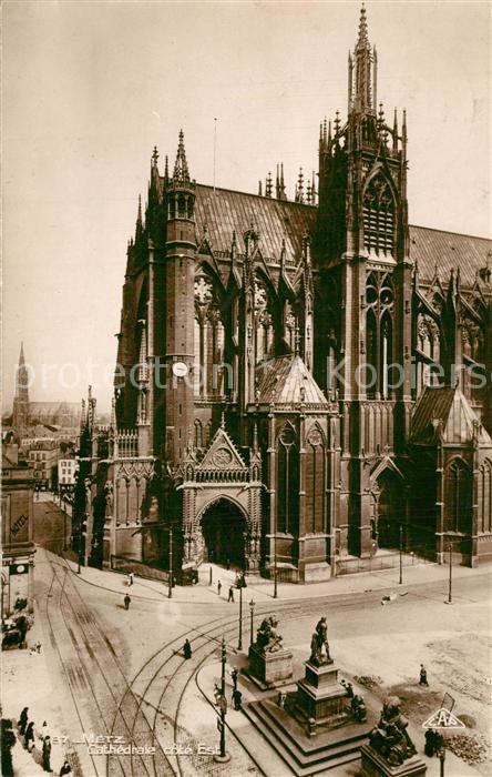 Metz 57 Moselle La Cathedrale Dom