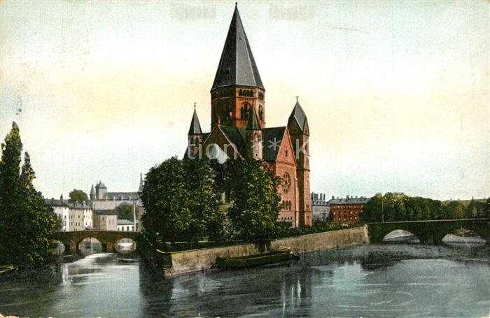 Metz  57 Moselle Temple Protestant Evangelische Kirche