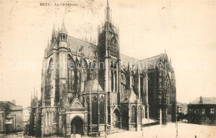 Metz  57 Moselle La Cathedrale Dom
