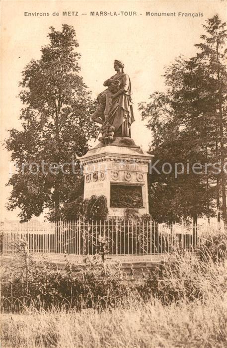 Mars-la-Tour Monument Francais Denkmal