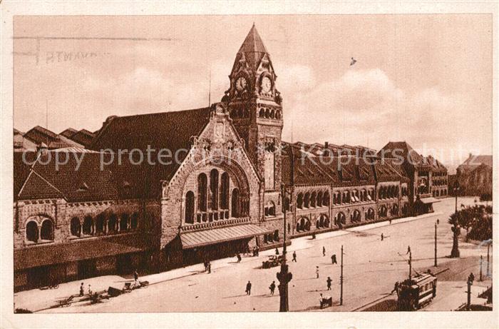 Metz  57 Moselle La gare Bahnhof