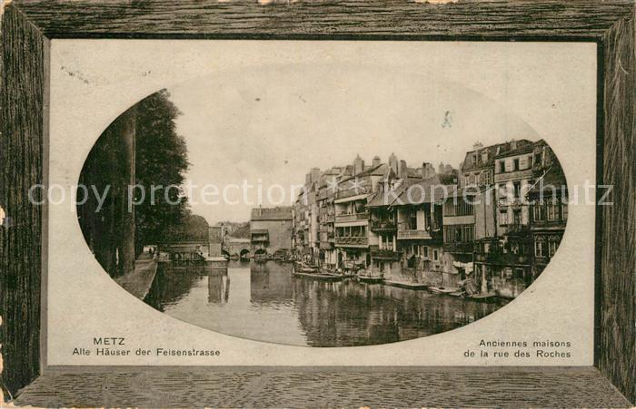 Metz  57 Moselle Anciennes maisons Rue des Roches Alte H