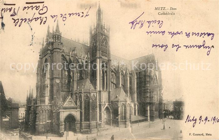 Metz  57 Moselle La Cathedrale Dom