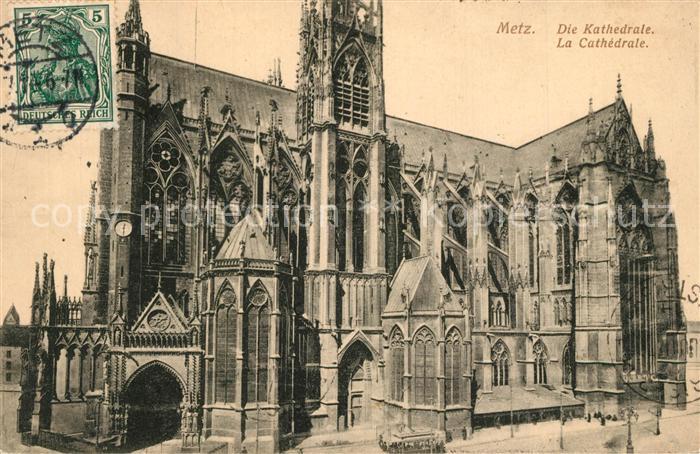Metz  57 Moselle La Cathedrale Dom