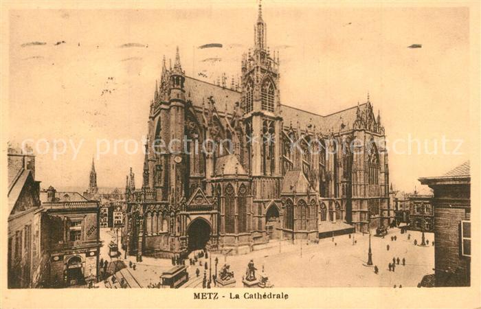 Metz  57 Moselle La Cathedrale Dom