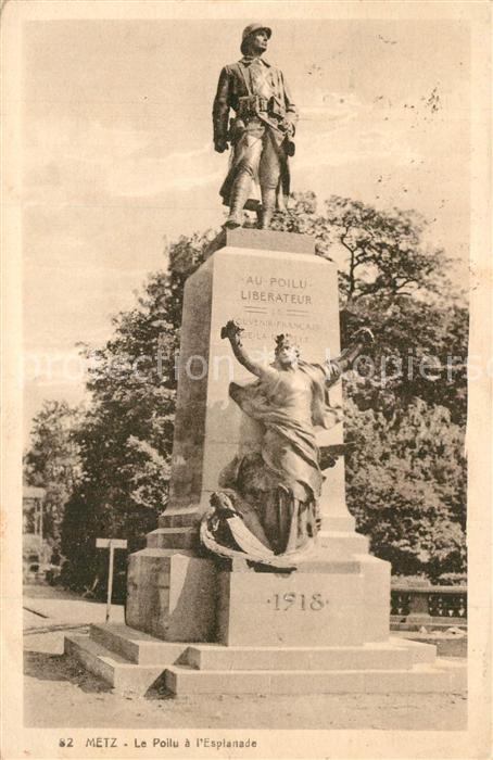 Metz  57 Moselle Monument du Poilu