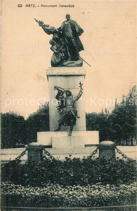 Metz  57 Moselle Monument Deroulède Denkmal