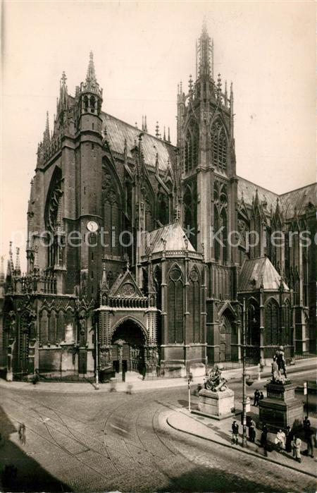 Metz  57 Moselle La Cathedrale Place d Armes
