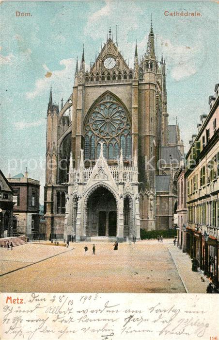 Metz  57 Moselle La Cathedrale Dom