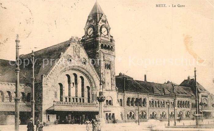 Metz  57 Moselle La gare Bahnhof