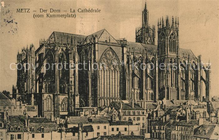 Metz  57 Moselle La Cathedrale Dom