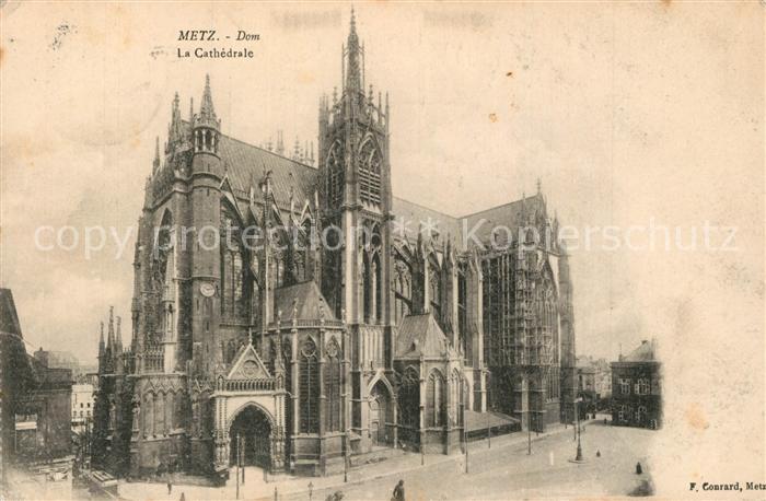 Metz  57 Moselle La Cathedrale Dom