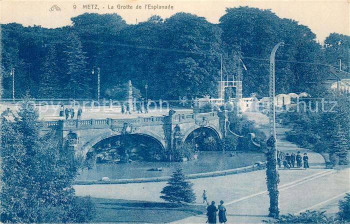 Metz  57 Moselle La Grotte de l'Esplanade