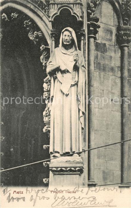 Metz  57 Moselle Prophet Daniel Cathedrale