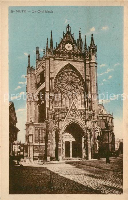 Metz  57 Moselle La Cathedrale Dom