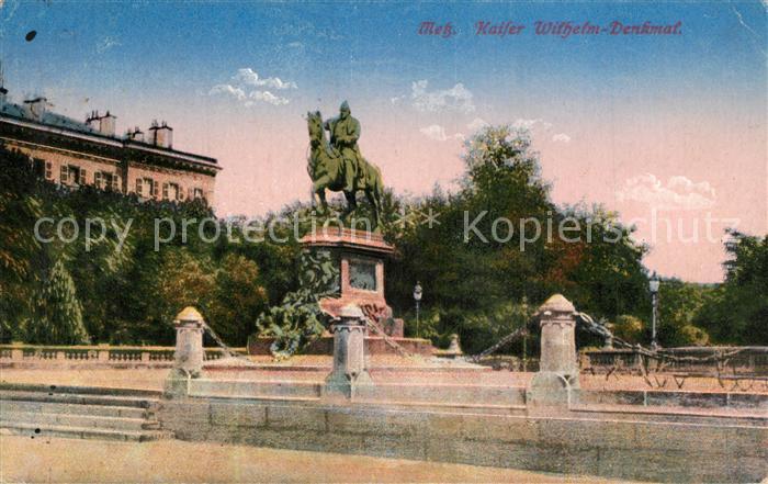 Metz  57 Moselle Monument Empereur Guillaume Kaiser Wilh