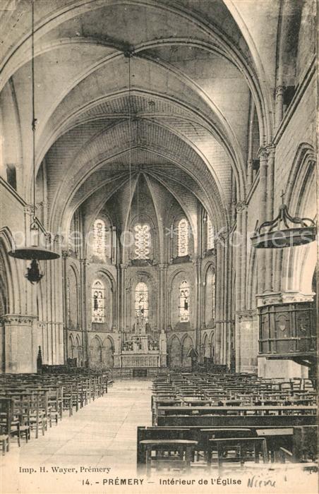 Premery Intérieur de l'Eglise
