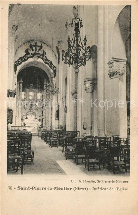 Saint-Pierre-le-Moutier Intérieur de l'Eglise