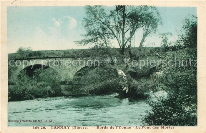 Tannay Nievre Bords de l'Yonne Pont des Mortes