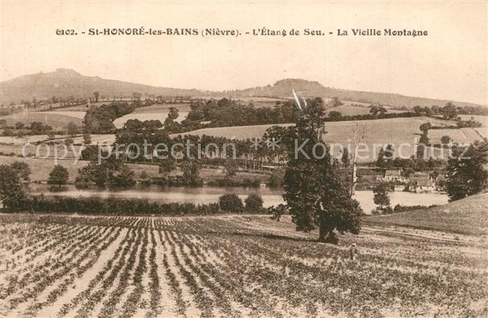 Saint-Honore-les-Bains Etang de Seu la vieille montagne
