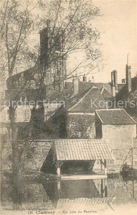 Clamecy Nievre Un coin du Beuvron