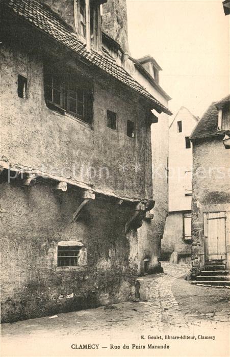 Clamecy Nievre Rue du Puits Marande