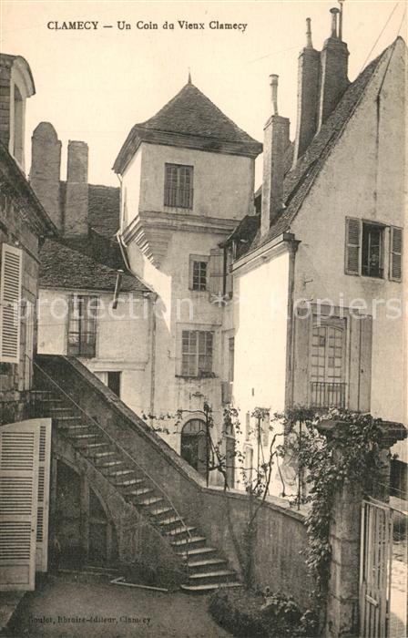 Clamecy Nievre Un coin du Vieux Clamecy